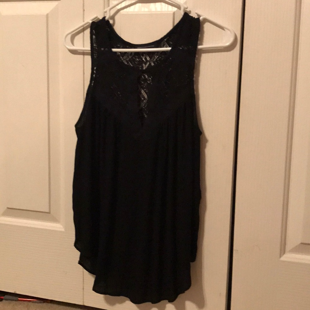 V cut tank top